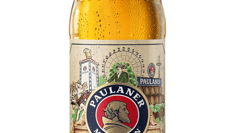 Auf den Bierflaschen hat Paulaner das Motiv ausgetauscht