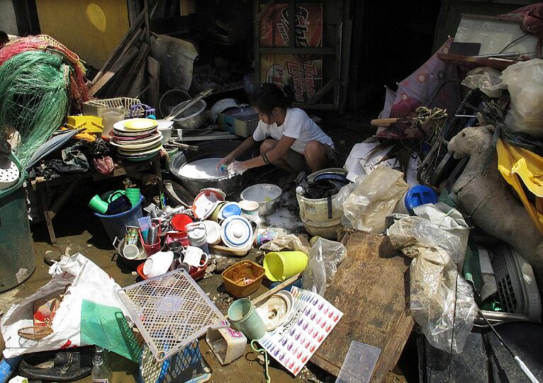 Bilder der Verwüstung: Taifun "Nesat" verwüstet die Philippinen - Die Bilder