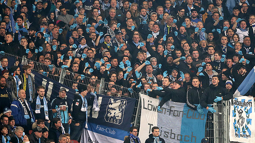 Sehen Sie am Samstag den vierten Heimsieg in Folge? Die Fans des TSV 1860.