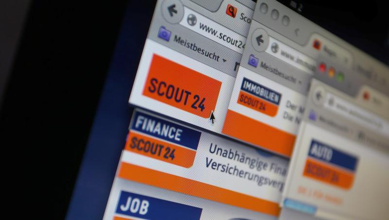 Verschiedene Internetseiten des Online-Marktplatzbetreibers Scout24. Foto: Karl-Josef Hildenbrand /Archiv Verschiedene Internetseiten des Online-Marktplatzbetreibers Scout24. Foto: Karl-Josef Hildenbrand /Archiv