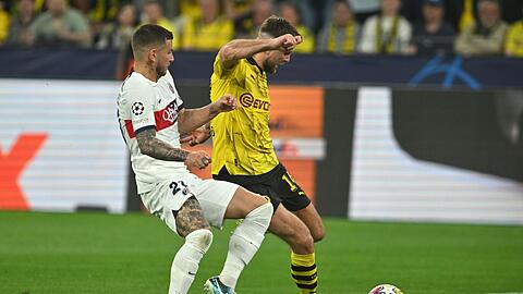 Brachte den BVB in Führung: Niclas Füllkrug (r).