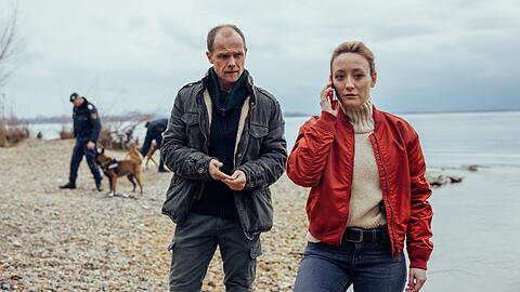 "Die Toten vom Bodensee: Die Medusa": Micha Oberländer (Matthias Koeberlin) und Luisa Hoffmann (Alina Fritsch) wurden zum Fundort einer Leiche gerufen.
