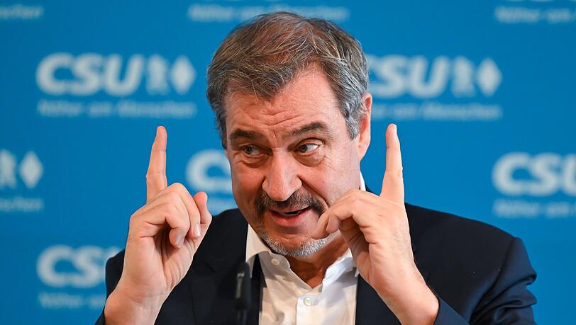 F&uuml;r CSU-Chef S&ouml;der steht die SPD nach der Wahl-Pleite in Rheinland-Pfalz an einem schwierigen Punkt.