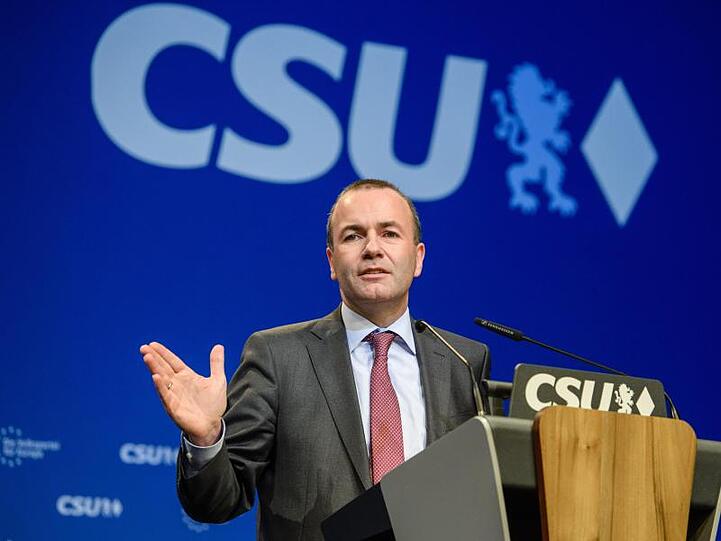Manfred Weber (CSU), Vorsitzender der Fraktion der Europäischen Volkspartei (EVP). Foto: Matthias Balk
