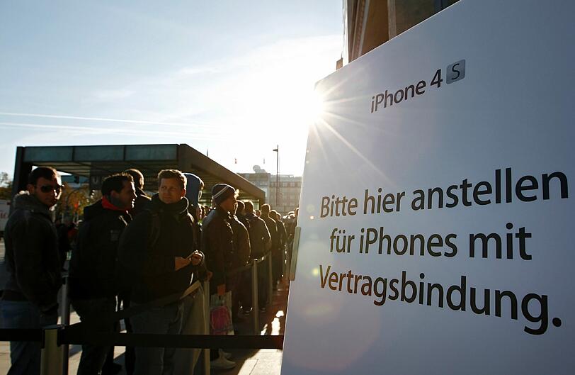 Auch in Hamburg standen die Menschen Schlange.