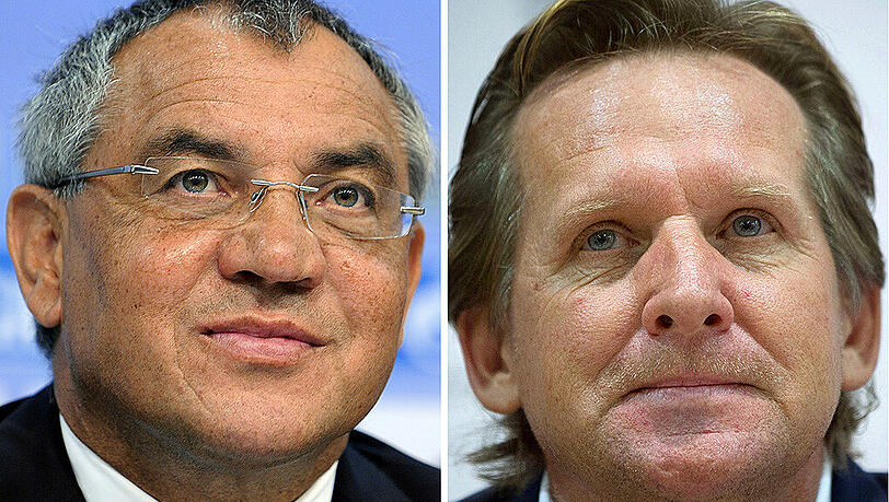 Stehen beim griechischen Verband auf der Liste: Felix Magath und Bernd Schuster (rechts). Stehen beim griechischen Verband auf der Liste: Felix Magath und Bernd Schuster (rechts).