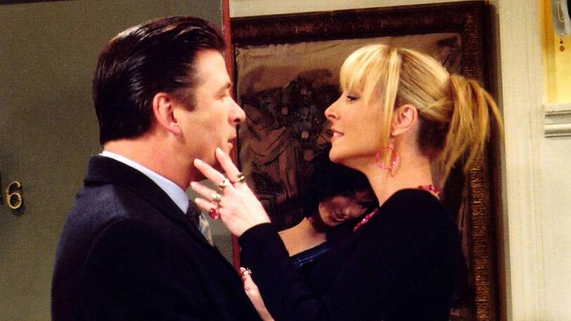 Alec Baldwin und Lisa Kudrow in der achten Staffel von "Friends"