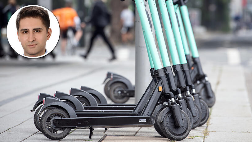 AZ-Lokalredakteur Hüseyin Ince über die Ergebnisse der E-Scooter-Umfrage.