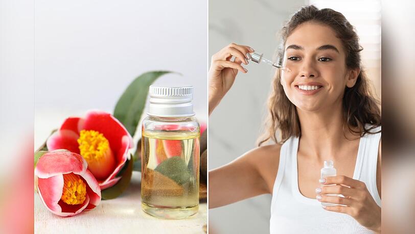 Tsubaki-&Ouml;l spendet der Haut jede Menge Feuchtigkeit.