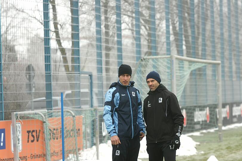 Der Neuzugang ist da: Rob Friend bei seinem ersten Training an der Grünwalder Straße am Donnerstag.