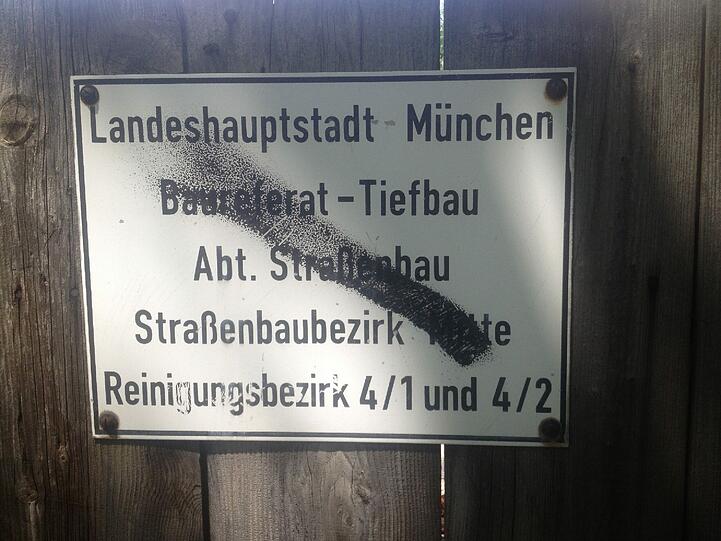 Überbleibsel: Der Betriebshof der Straßenreinigung ist längst geschlossen.