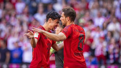 Des einen Freud, des anderen Leid: Während Aleksandar Pavlovic (l.) zur EM fährt, muss Leon Goretzka das Turnier vor dem TV verfolgen.