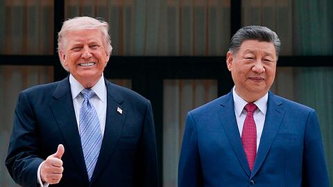 Beim Besuch in Peking lobte Trump Xi. (Archivbild)
