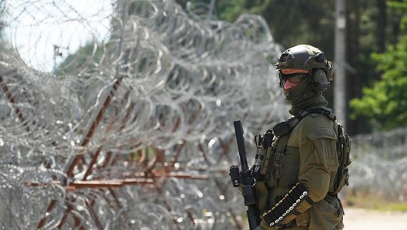 Schmuggel-Ballons haben die streng bewachte Grenze zwischen Belarus und Polen &uuml;berflogen. (Archivbild)
