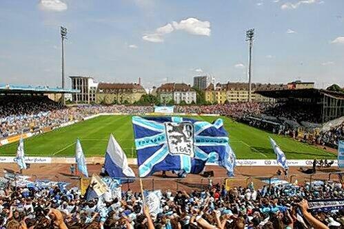 Die Heimat der Löwen, das Grünwalder Stadion.