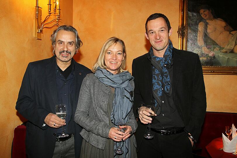 Die Autoren Friedrich Ani, Ina Jung und Albert Ostermaier (v. l. n. r.).