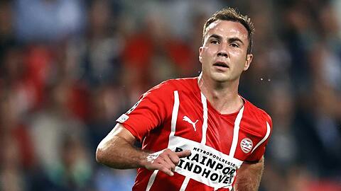 Mario Götze verlängerte seinen Vertrag bei der PSV Eindhoven.