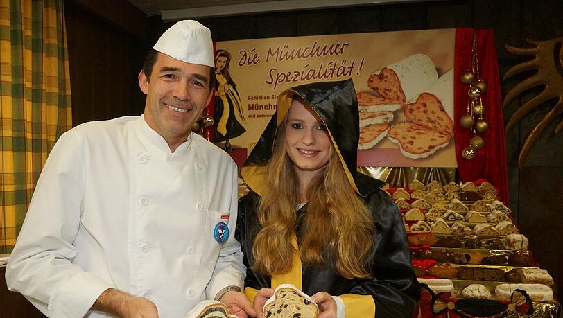Stehen beide auf Stollen: Heinrich Traublinger und das Münchner Kindl Luisa Beck. Stehen beide auf Stollen: Heinrich Traublinger und das Münchner Kindl Luisa Beck.