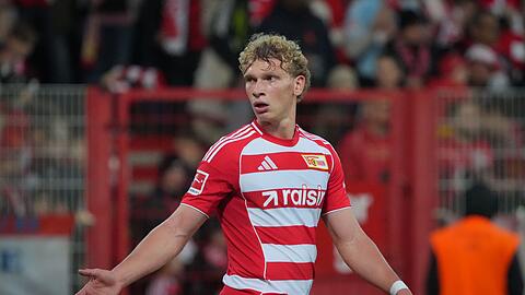 Union Berlins Leopold Querfeld freut sich auf die Duelle mit Harry Kane.