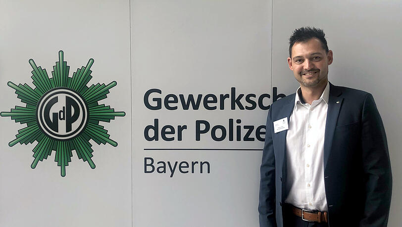 Florian Leitner aus Erding wurde im Juni 2023 zum neuen Vorsitzenden der Gewerkschaft der Polizei (GdP) in Bayern gew&auml;hlt.