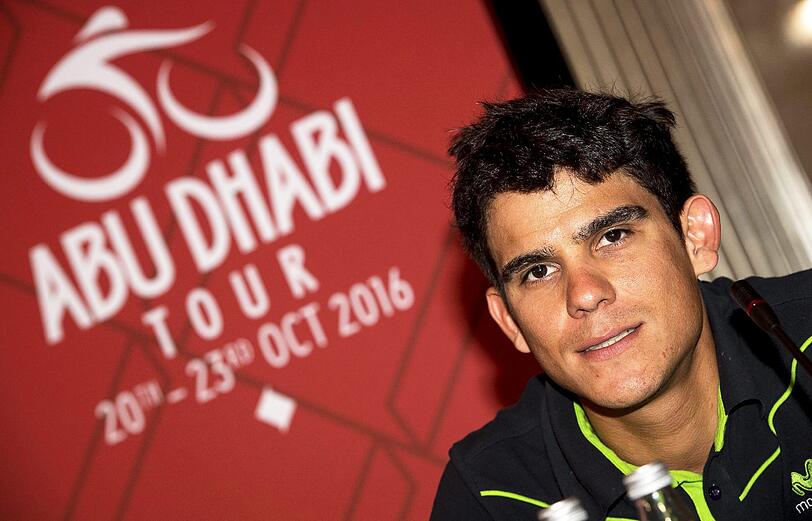 Andrey Amador musste sein Rad abgeben.