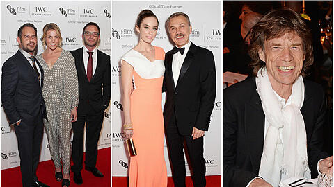 Beim IWC-Gala Dinner in London trafen sich Stars wie Emily Blunt, Christoph Waltz und Moritz Bleibtreu. Sehen Sie weitere Bilder in der Galerie.