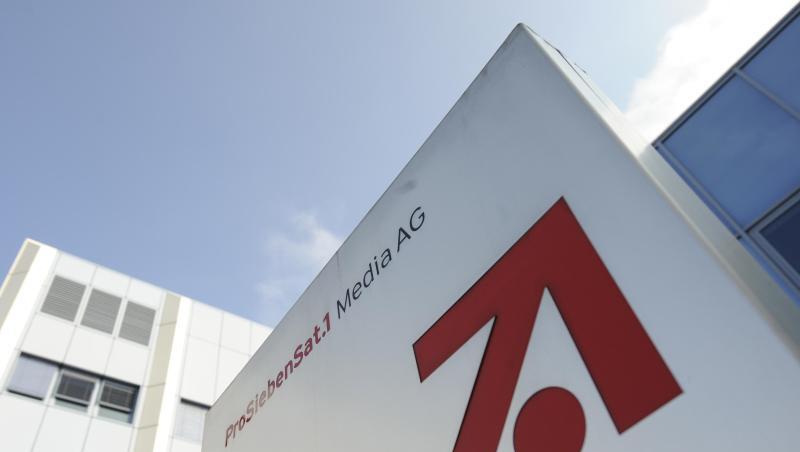 Das Konzern-Logo der ProSiebenSat.1 Media AG ist am Eingang zur Konzern-Zentrale. Das Konzern-Logo der ProSiebenSat.1 Media AG ist am Eingang zur Konzern-Zentrale.