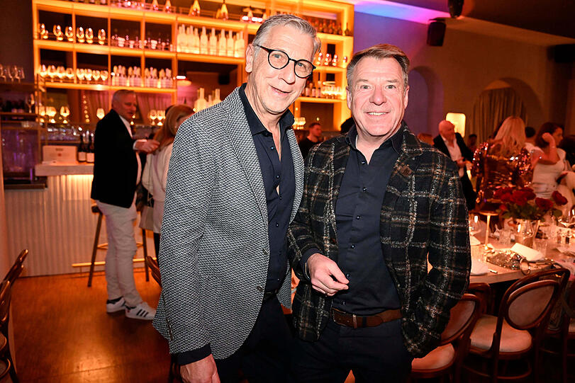 Patrick Lindner mit Mann Peter Schäfer