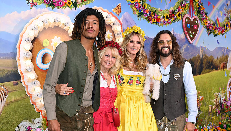 "HeidiFest" mit der ganzen Familie: Heidi Klum brachte neben Ehemann Tom Kaulitz auch Mutter Erna und Sohn Henry mit nach München "HeidiFest" mit der ganzen Familie: Heidi Klum brachte neben Ehemann Tom Kaulitz auch Mutter Erna und Sohn Henry mit nach München