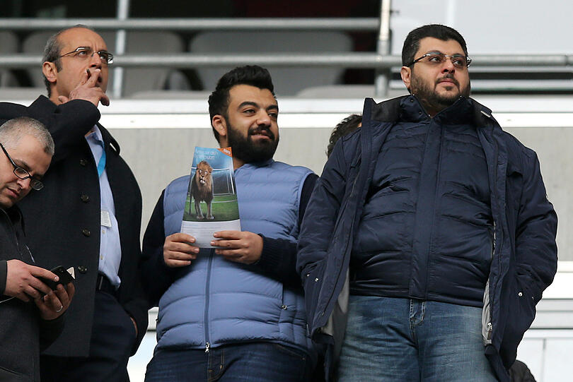 Entscheidende Löwen-Köpfe in der Debatte um den Verwaltungsrat (v.l.): Präsident Reisinger, der Verwaltungsratsvorsitzende Drees, Fußball-Abteilungsleiter Beer und Ismaik-Bruder Yahya.