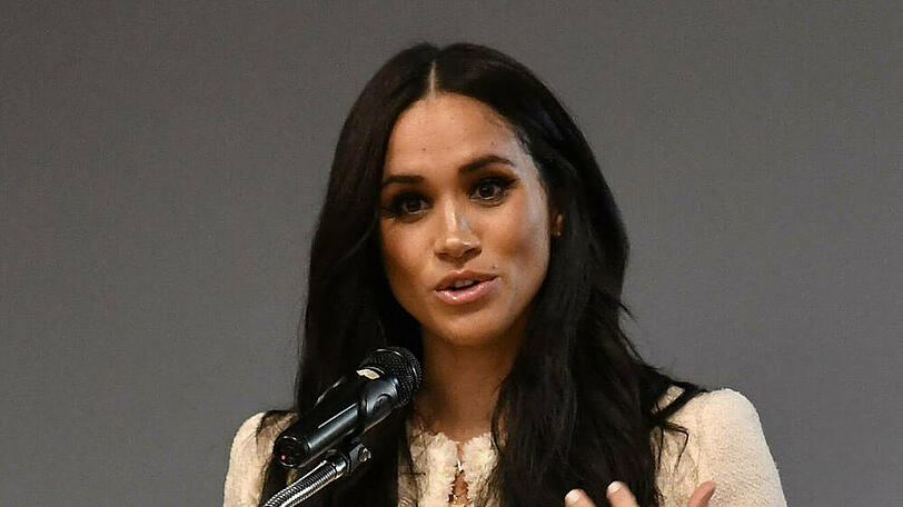 Meghan bei einer Rede Anfang März