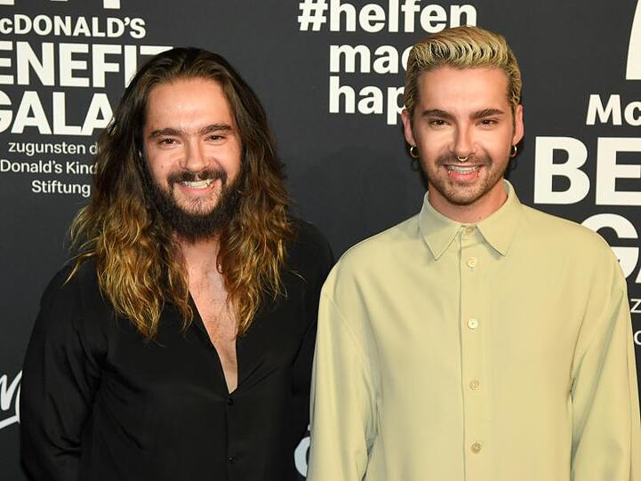 Tom Kaulitz (l.), Musiker und Bill Kaulitz, Sänger. Foto: Tobias Hase/dpa