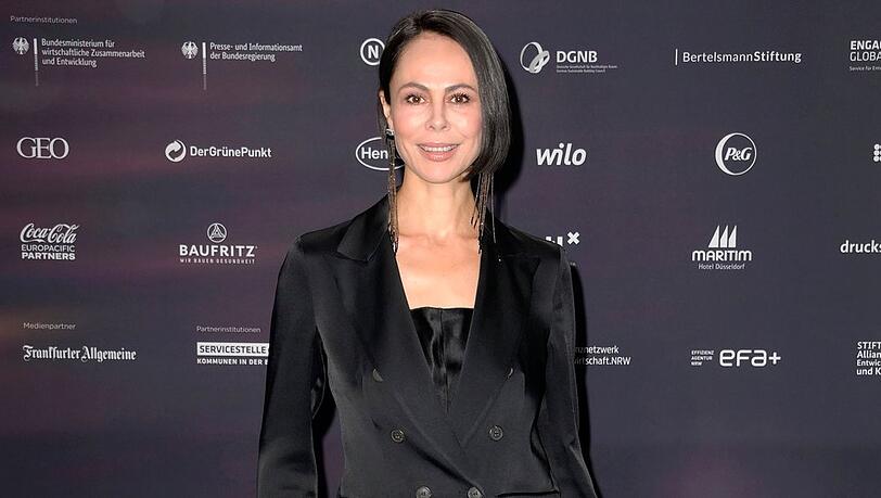 Natalia Yegorova auf dem roten Teppich 2022 in Düsseldorf. Natalia Yegorova auf dem roten Teppich 2022 in Düsseldorf.