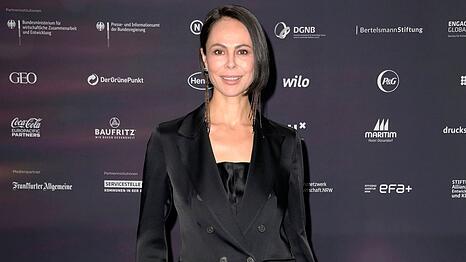 Natalia Yegorova auf dem roten Teppich 2022 in D&uuml;sseldorf.