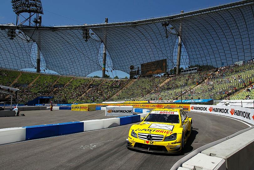 Spektakulärer Motorsport im Rund des altehrwürdigen Olympiastadions.