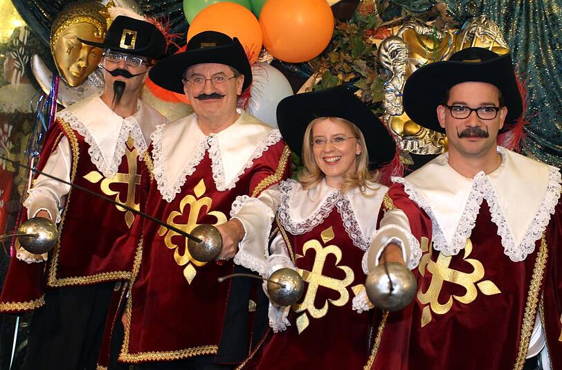 Markus Rinderspacher, Christian Ude,  Natascha Kohnen und Florian Pronold kamen 2012 als SPD-Musketiere.