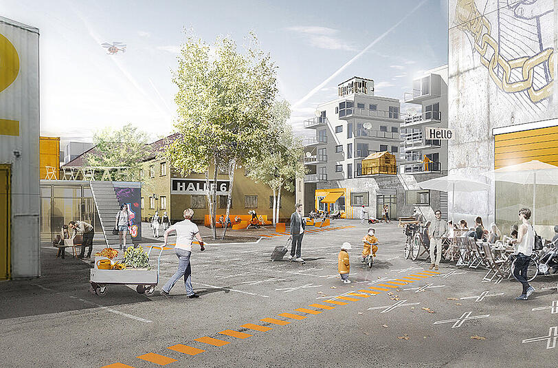 So soll&rsquo;s einmal aussehen: das Kreativquartier in Neuhausen.