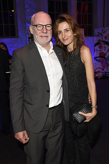 Gary Davey (Programmchef Sky Deutschland) und Frau Angelica