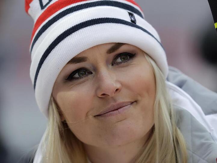 Verletzte sich am Knie: Lindsey Vonn.