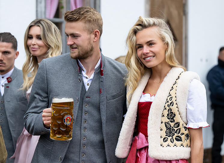 Matthijs de Ligt und Freundin Annekee Molenaar