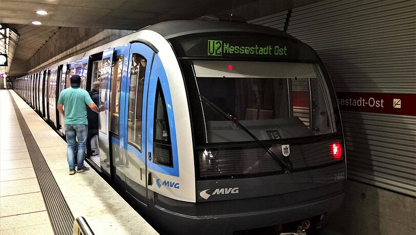 Die U2 fährt vom Hauptbahnhof Richtung Messestadt Ost ab. Ab Juni gibt es auf dieser Strecke und auf der U8 wegen Bauarbeiten Ausfälle an zehn Wochenenden bis in den September hinein.