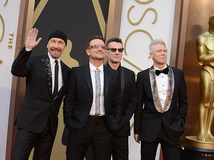 Die irische Rockband U2: Seit vier Jahrzenten in gleicher Besetzung