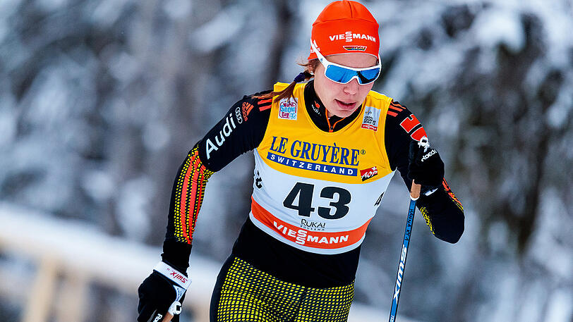 Hanna Kolb, hier beim FIS-Langlauf-Weltcup in der Nordic Arena in Ruka, Finnland.