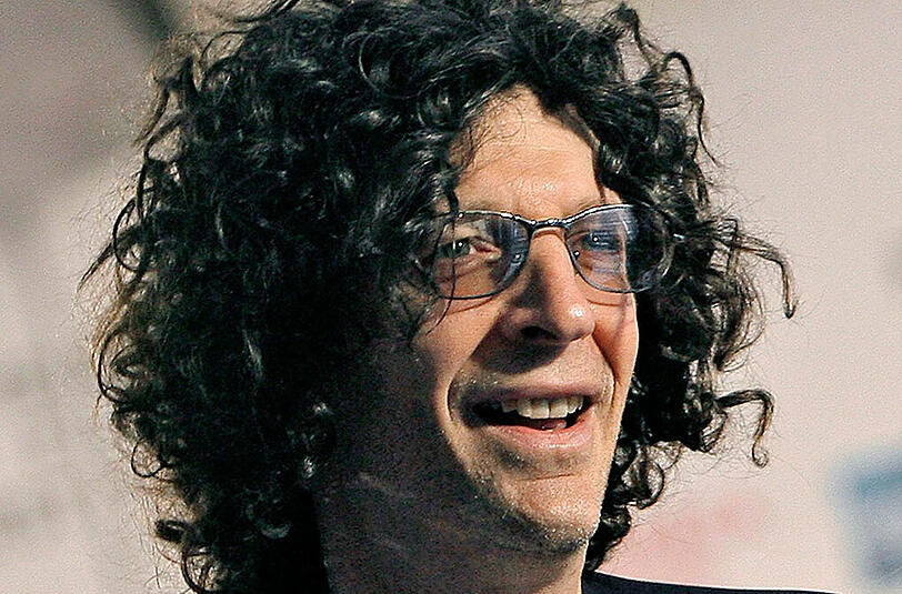 Radio-Star Howard Stern belegt den siebten Rang (77 Millionen)