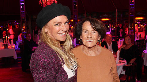 Christine Neubauer mit ihrer Mutter Lydia.