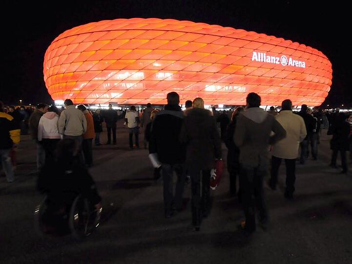 Vom Oktoberfest in die Allianz-Arena - oder umgekehrt.