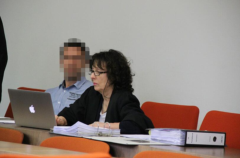 Der 37-Jährige auf der Anklagebank.