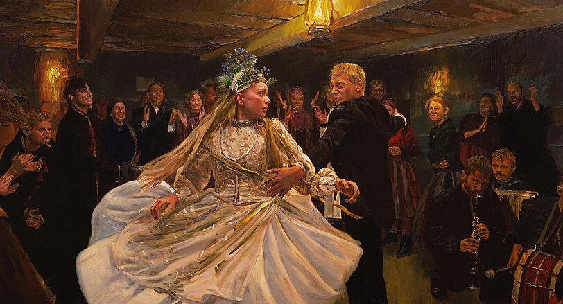 Hochzeitstanz mit dem falschen Mann: Kamila Urzedowska und Robert Gulaczyk in "Das Flüstern der Felder".