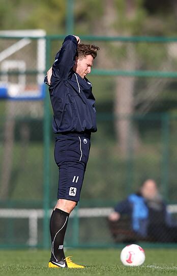 Vormittagstraining an Tag 5 in Belek. Heute Nachmittag haben die Spieler frei.