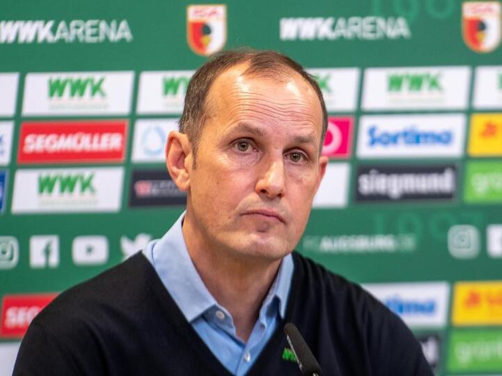 Heiko Herrlich, Trainer des FC Augsburg. Foto: Stefan Puchner/dpa/Archivbild